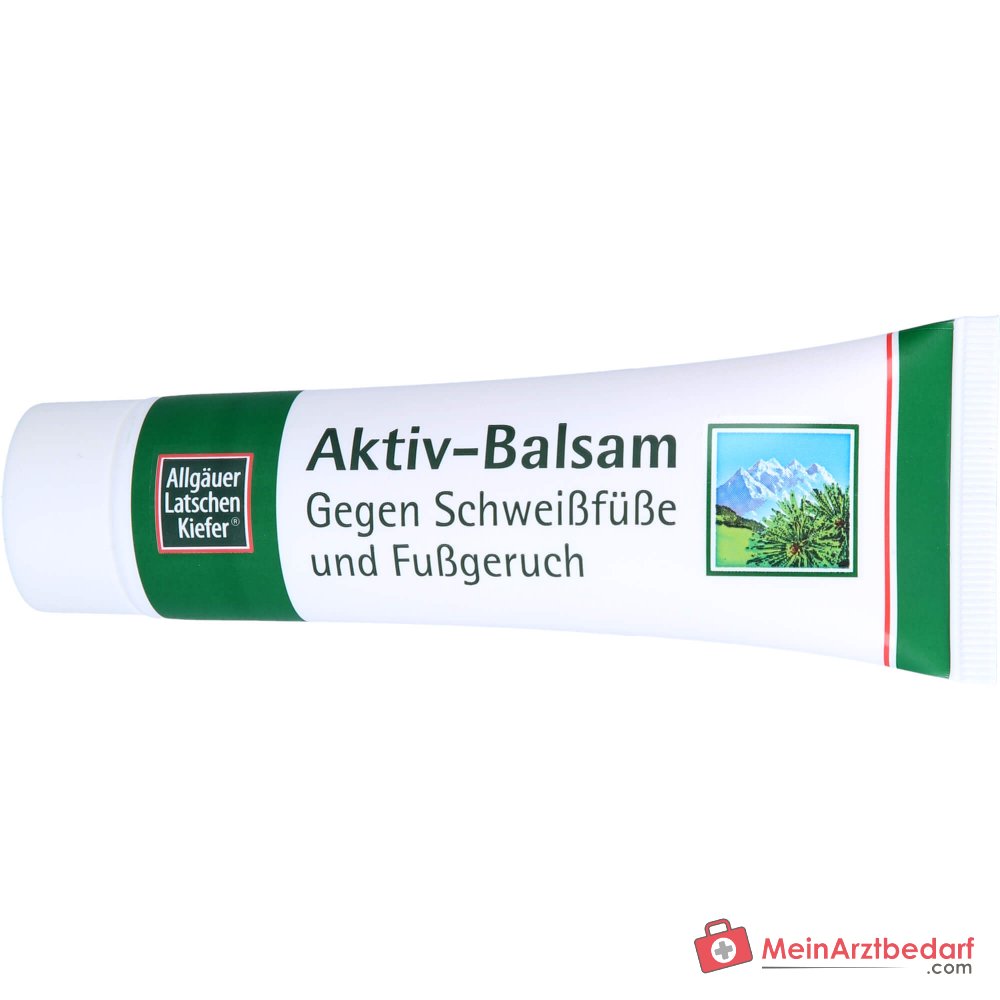 Allgäuer Latschenkiefer Aktiv-Balsam Aluminiumchlorohydrat / Panthenol / Latschenkiefernöl Creme, 50 ml.