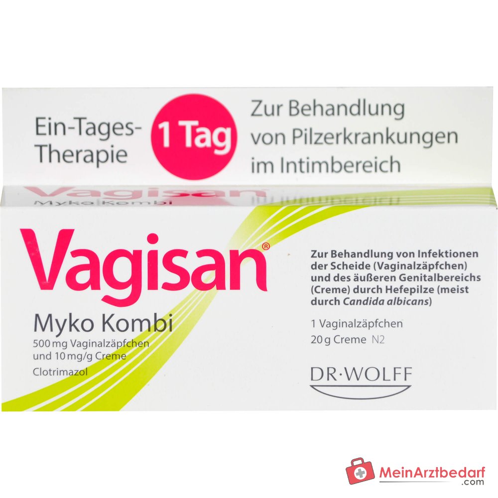Vagisan Myko Kombi Clotrimazol Kombipackung, 1 Stück.