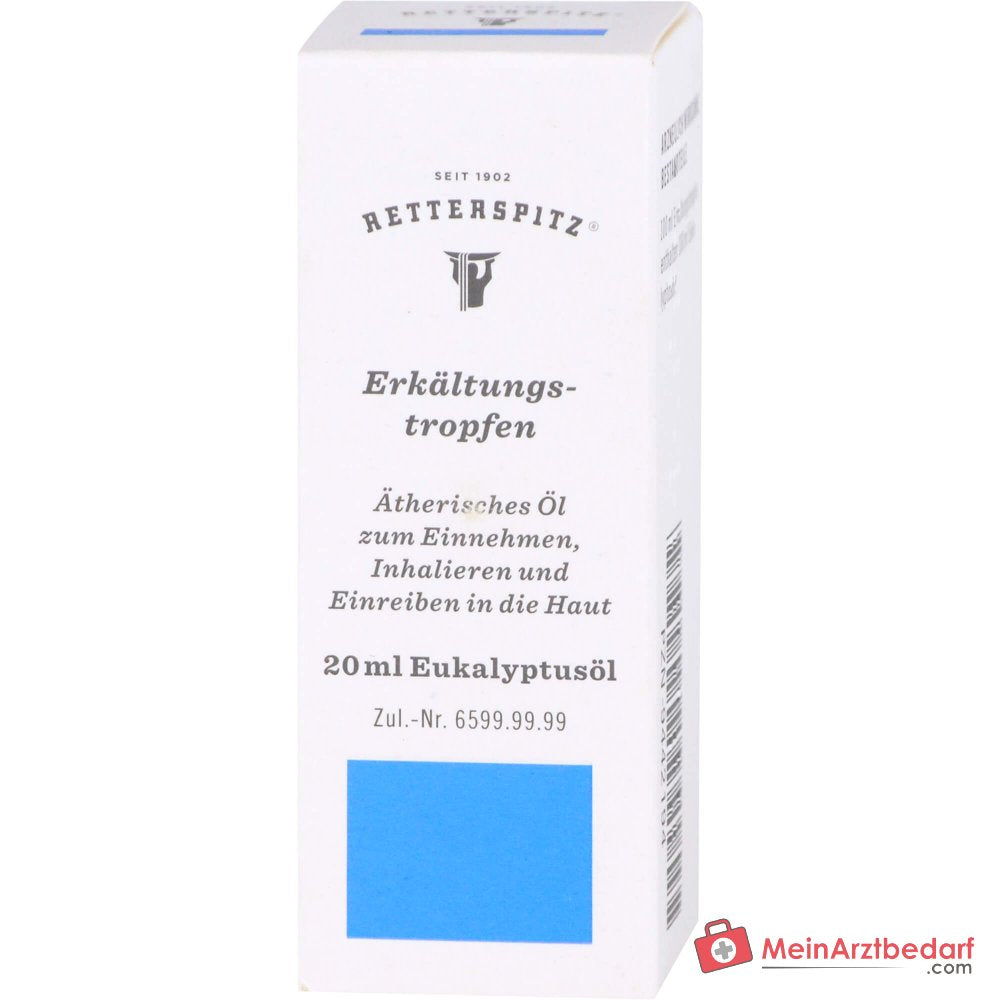 Retterspitz Erkältungstropfen Ätherisches Öl, 20 ml.