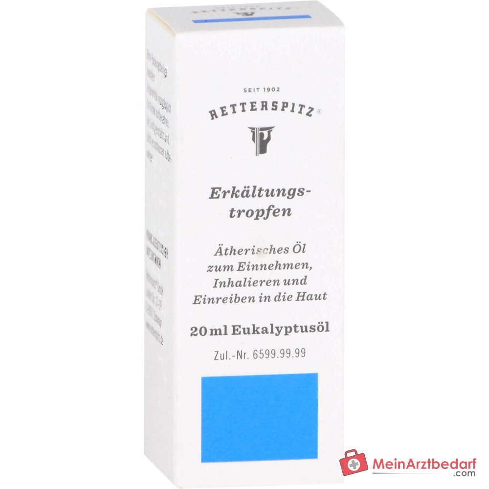 Retterspitz Erkältungstropfen Ätherisches Öl, 20 ml.