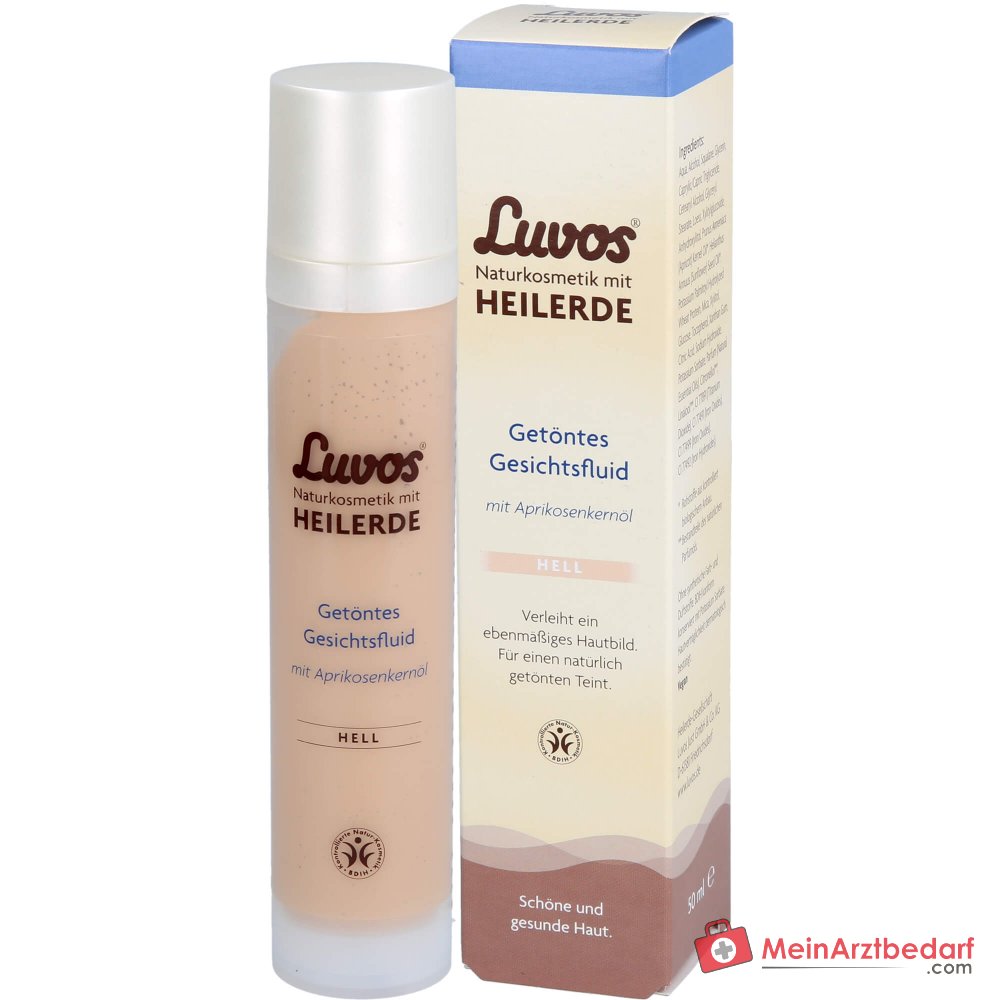 Luvos Naturkosmetik getöntes Gesichtsfluid hell, 50 ml.