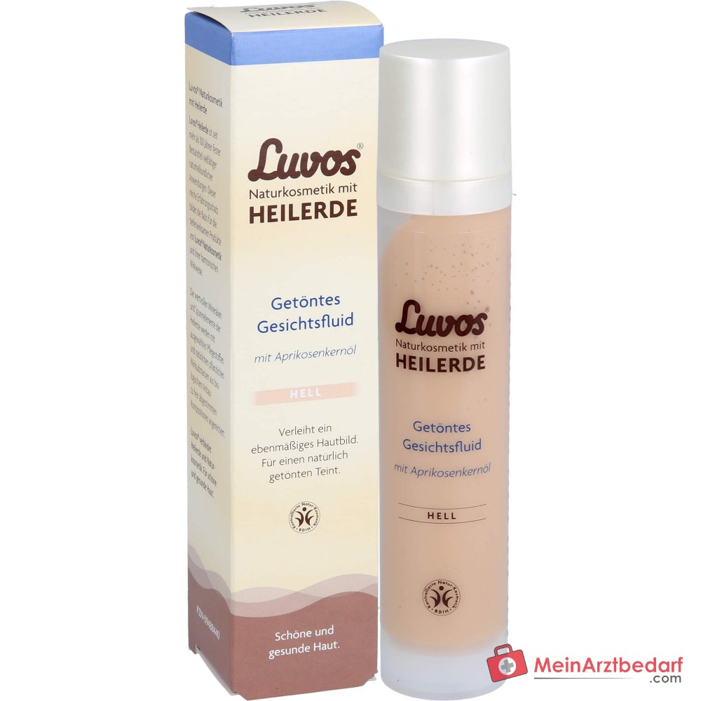 Luvos Naturkosmetik getöntes Gesichtsfluid hell, 50 ml.