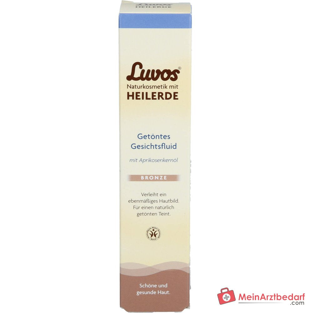 Luvos Naturkosmetik getöntes Gesichtsfluid Bronze, 50 ml.