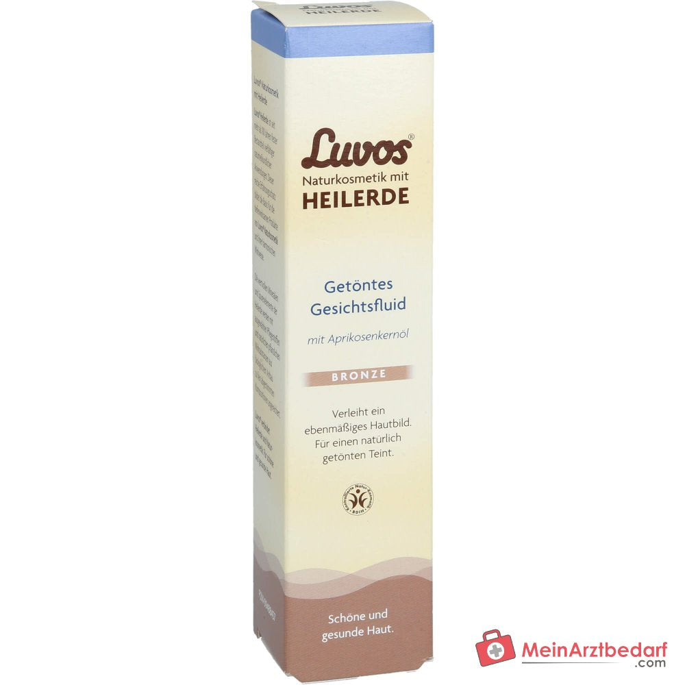 Luvos Naturkosmetik getöntes Gesichtsfluid Bronze, 50 ml.