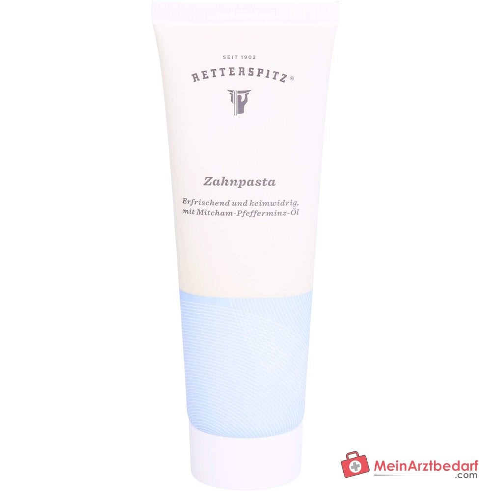 Retterspitz Zahnpasta mit Pfefferminzöl und Meersalz, 75 ml.