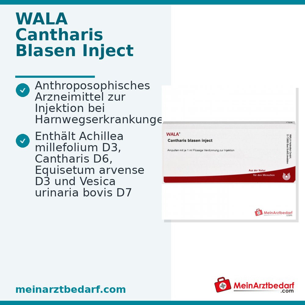 WALA Cantharis Blasen Inject Ampullen, 10 Stück