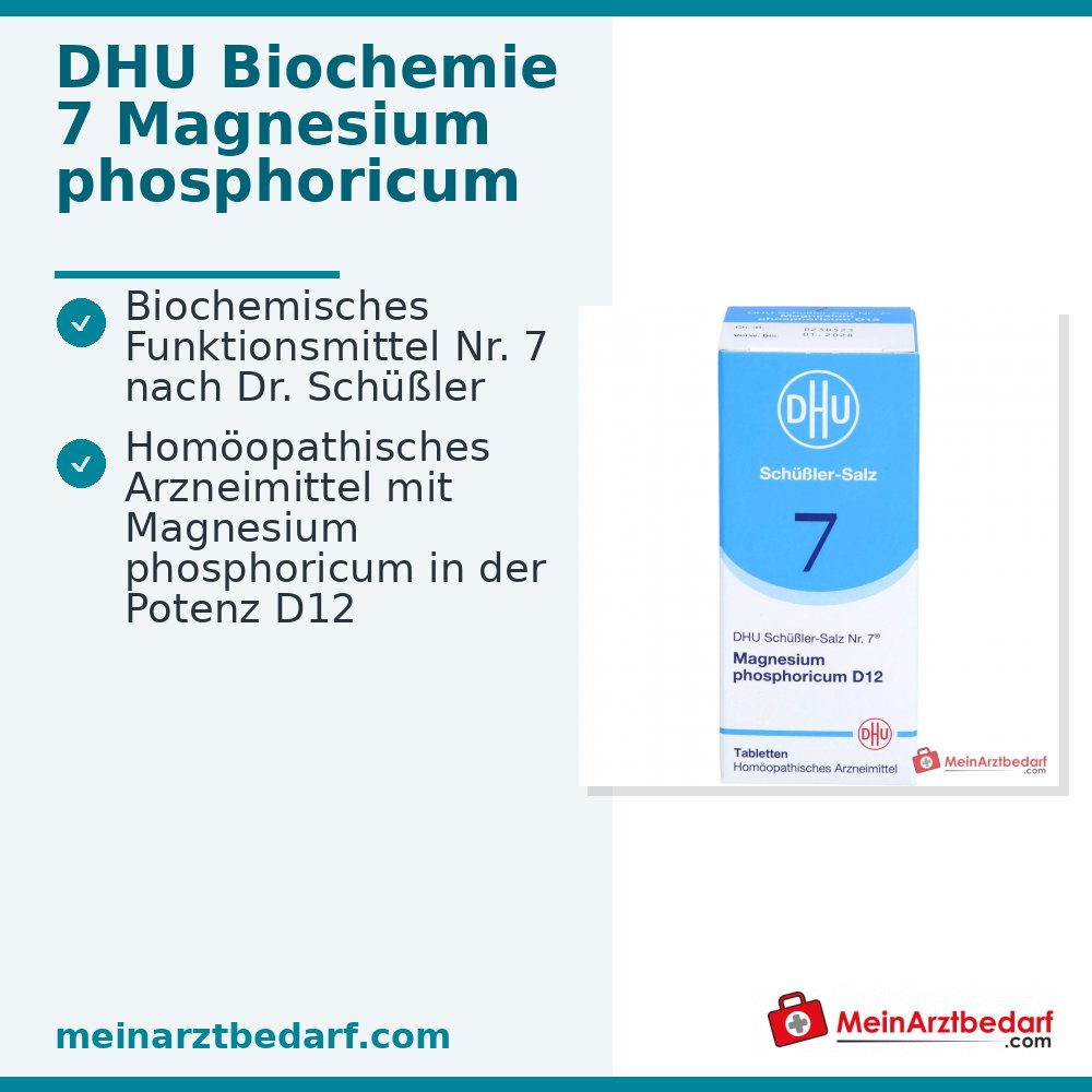 DHU Schuessler zout nr. 7 Magnesium phosphoricum D12 bolletjes