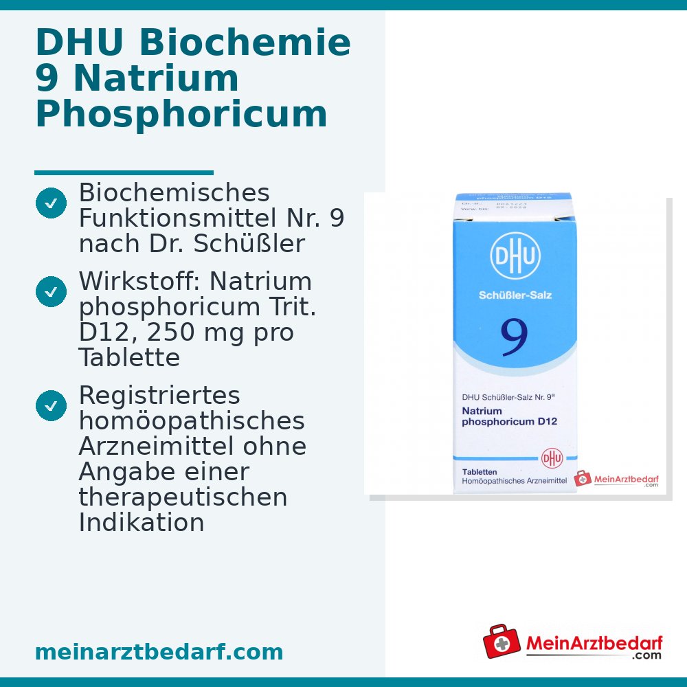 DHU Biochemie Natrium phosphoricum D12 250 mg Tabletten