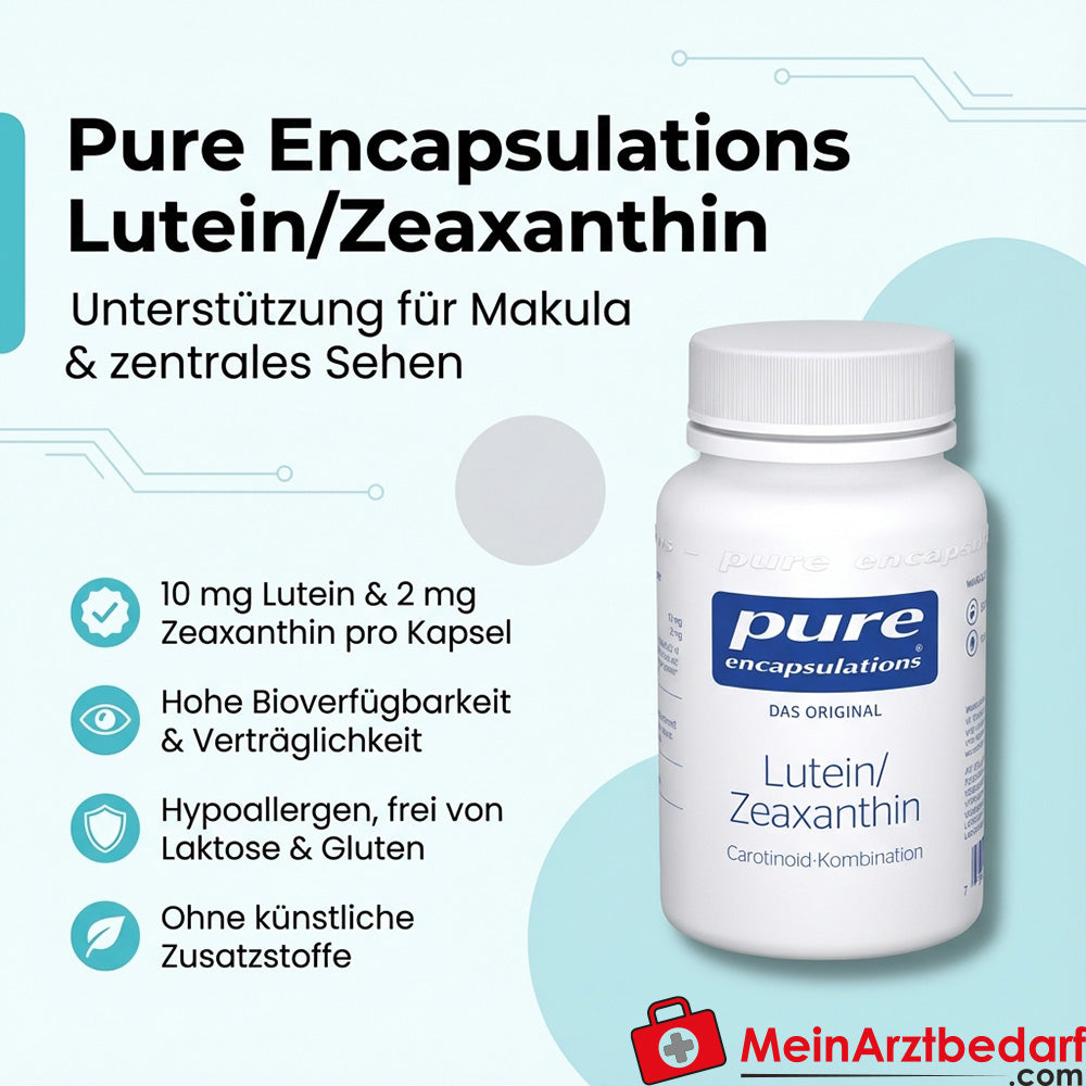 Pure Encapsulations Lutein/Zeaxanthin 10 mg/2 mg Kapseln 60 Stück