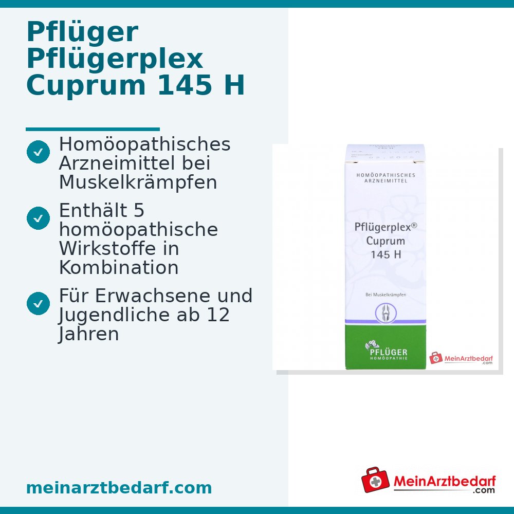 Pflügerplex Cuprum 145 H medicinale omeopatico in globuli 10 g