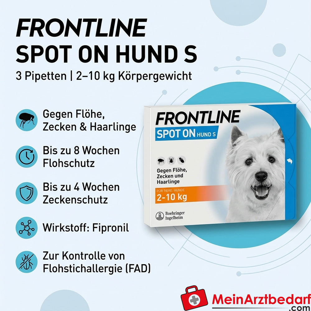 Frontline spot on H 10 vet, 3 St