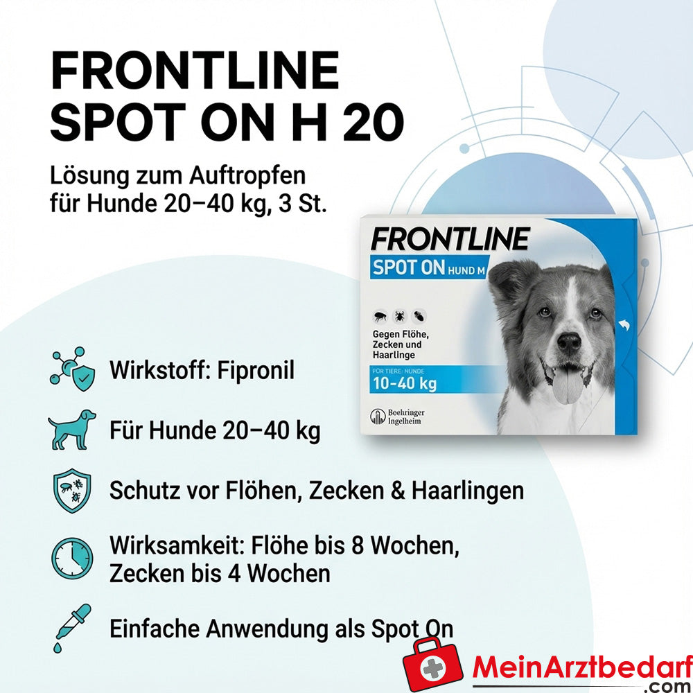 Frontline Spot On Hund M vet, 3 St