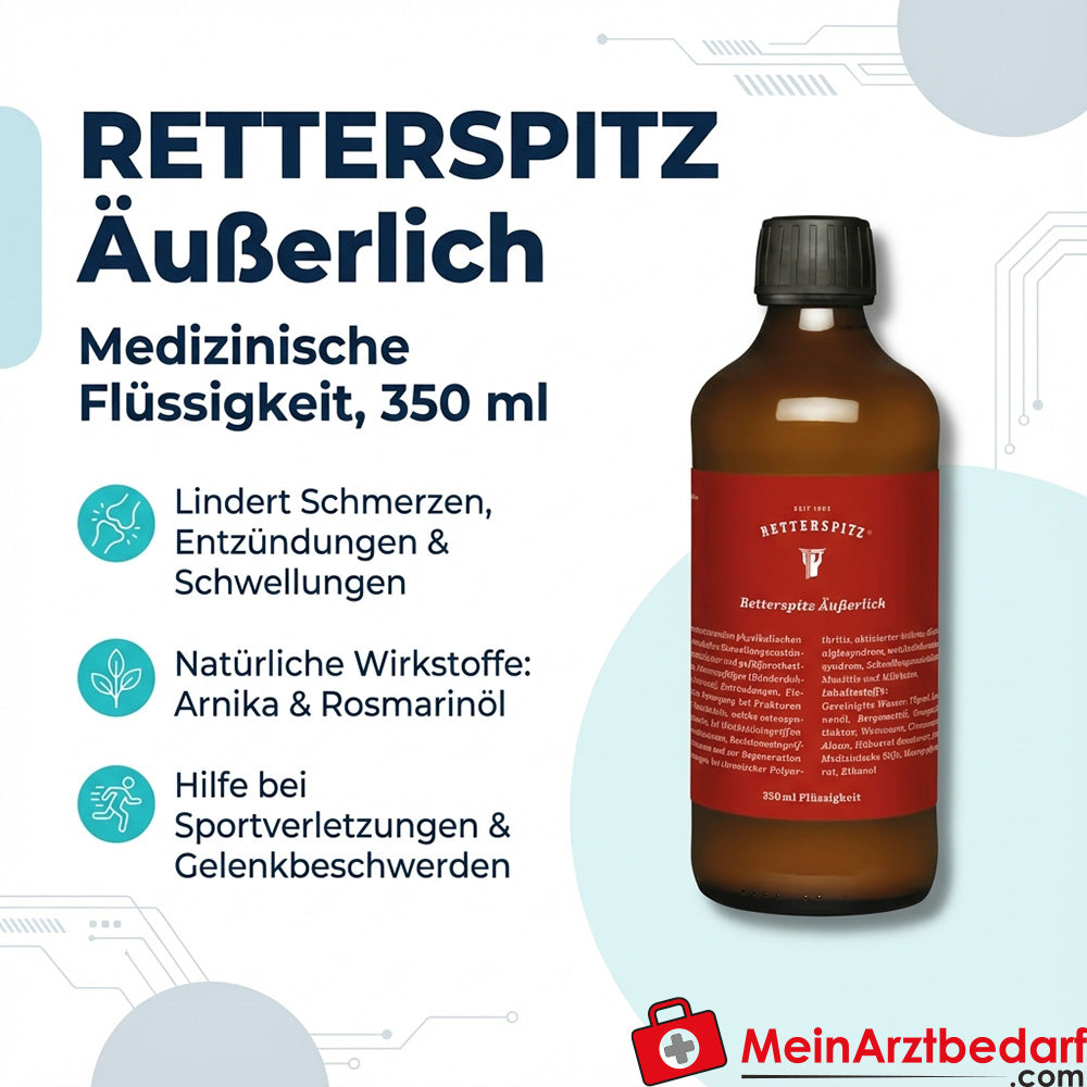 RETTERSPITZ Äußerlich Aluminiumkaliumsulfat medizinische Flüssigkeit 350 ml
