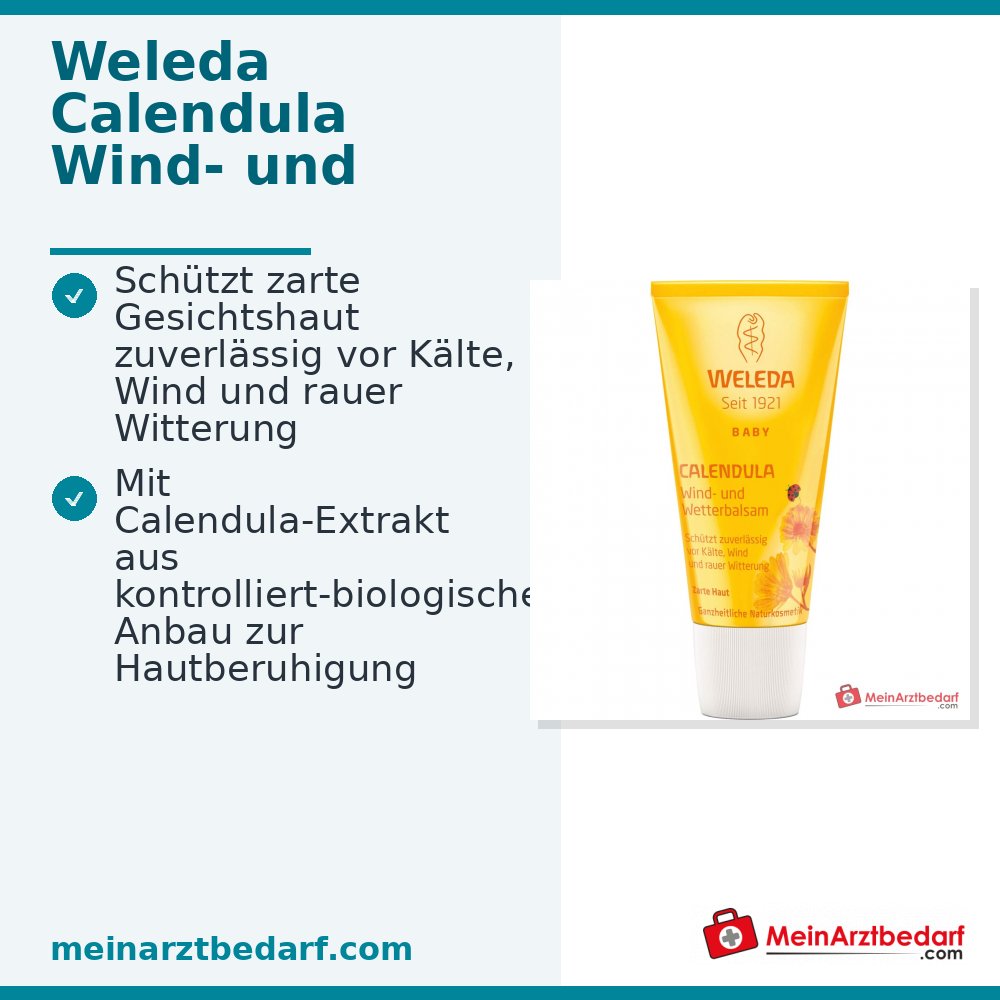 Weleda Calendula Wind- und Wetterbalsam, 30 ml