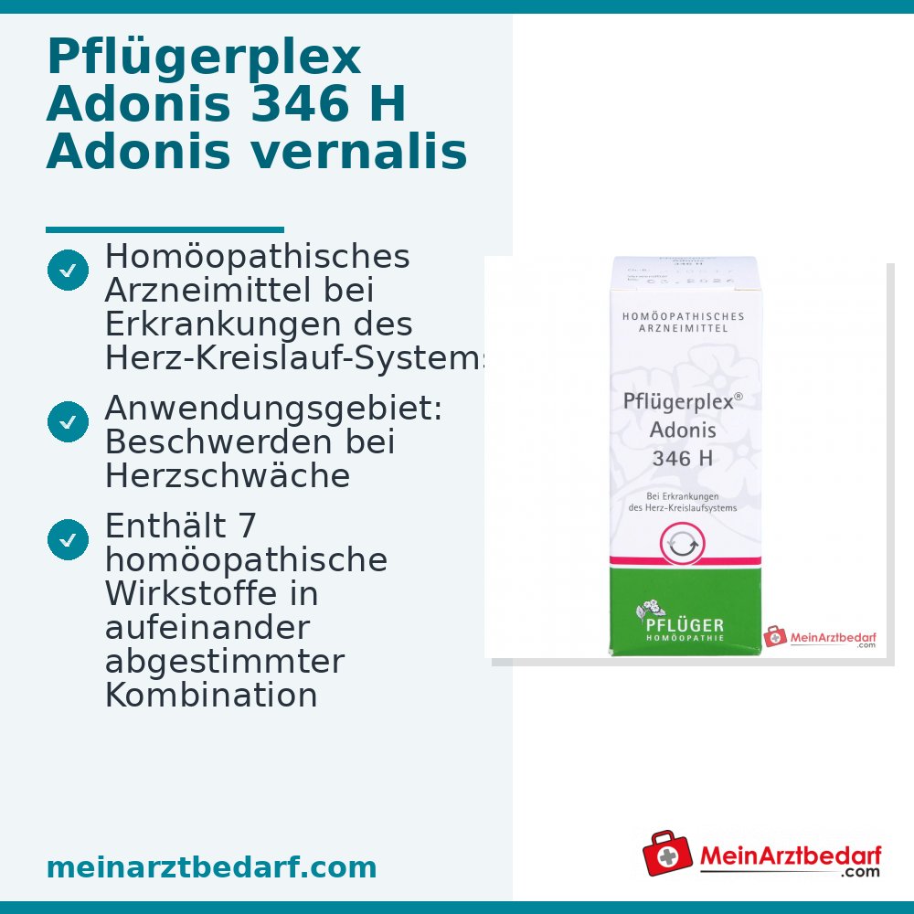 Pflügerplex Adonis 346 H (Adonis vernalis) Tabletten