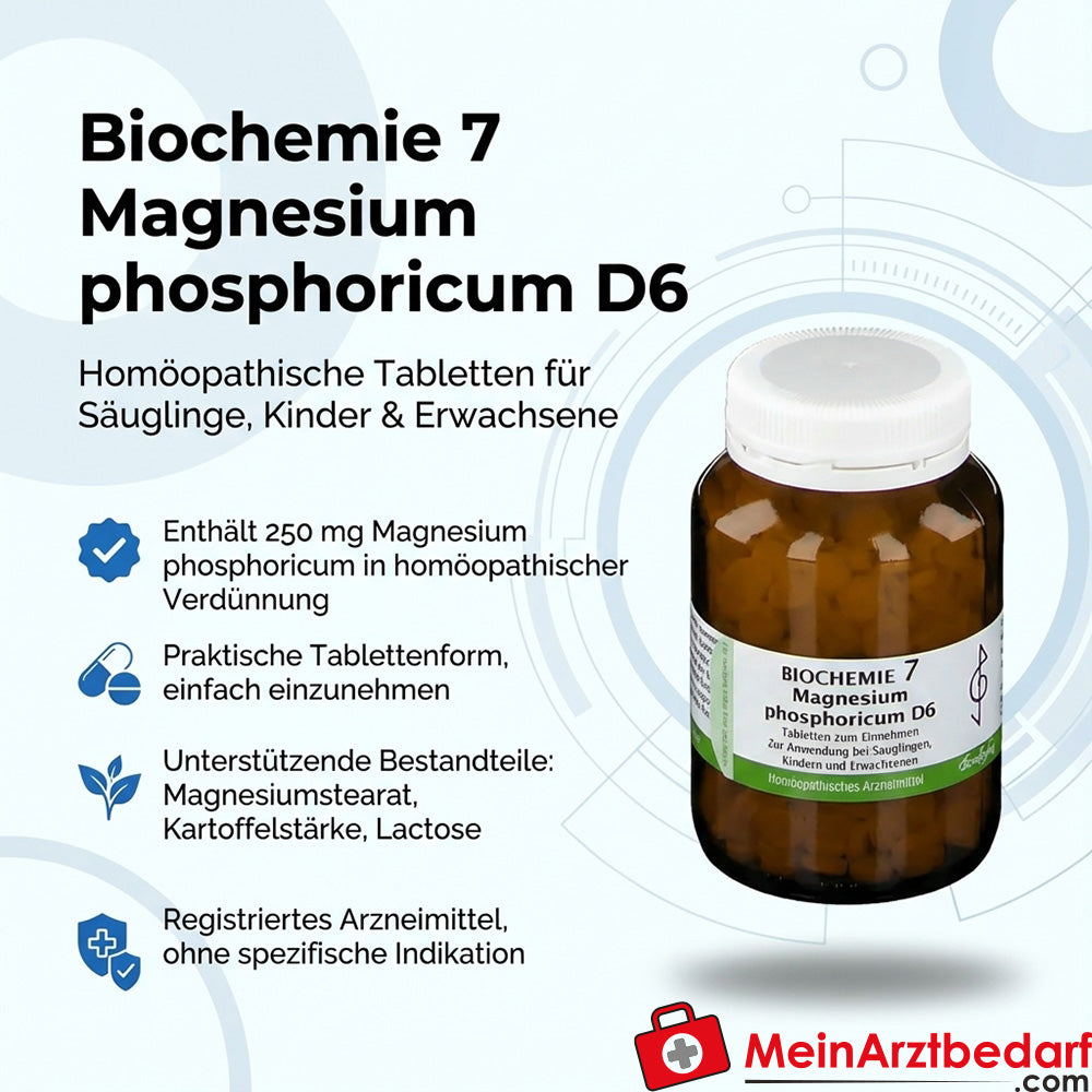 Bombastus Biochemistry 7 Magnesio fosforico D6 250 mg compresse