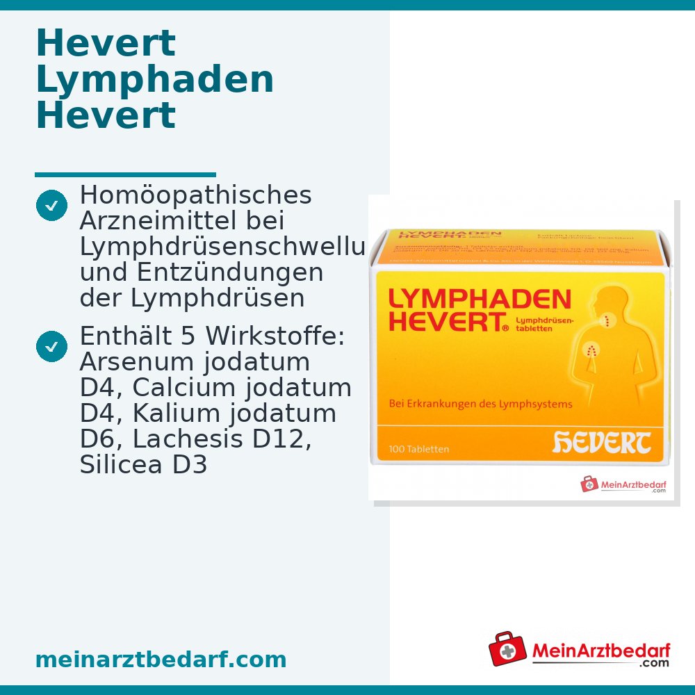 Hevert Lymphaden Hevert Lymphdrüsentabletten, 100 St.