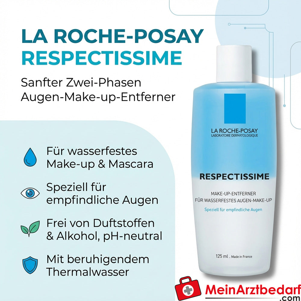 La Roche Respectissime Dwufazowy płyn do demakijażu oczu 125 ml
