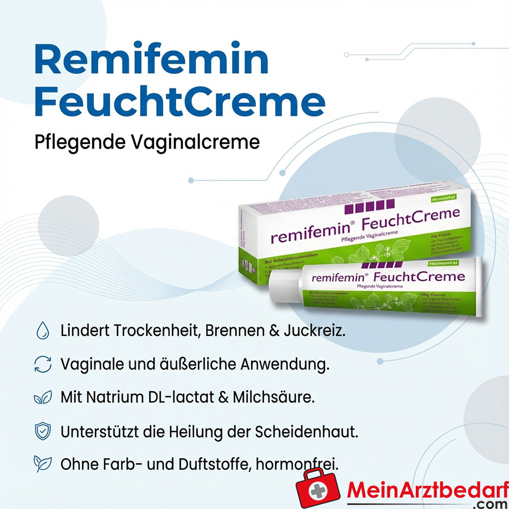 Remifemin FeuchtCreme Natrium DL-lactat Milchsäure Creme 50 Stück