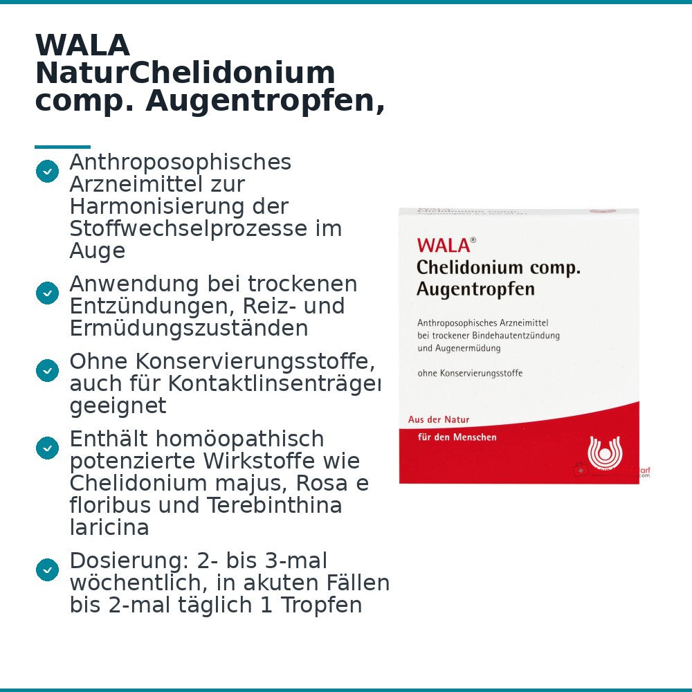 WALA Belladonna e fructibus Augentropfen, 5 x 0,5 ml