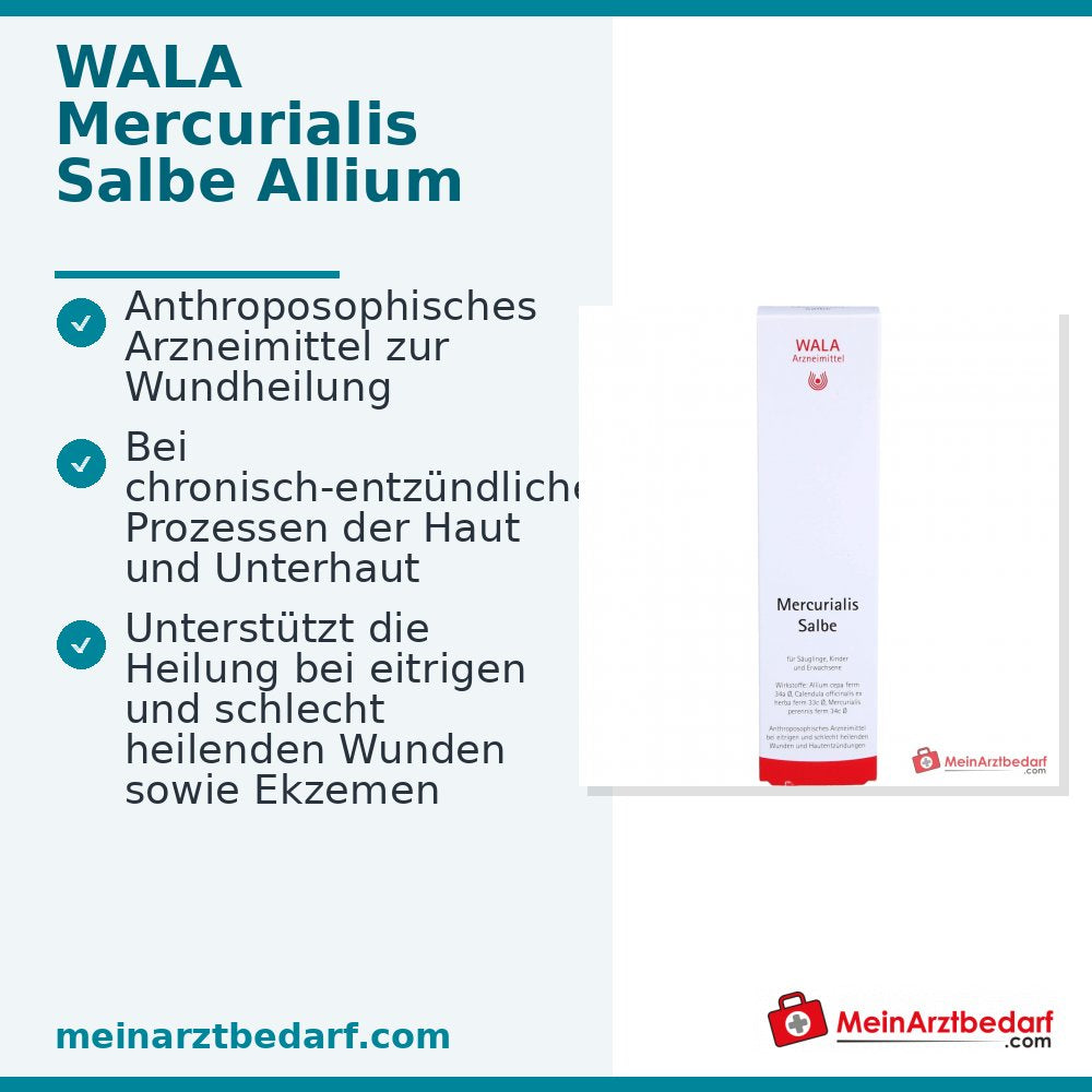 Pommade WALA Mercurialis, 100 g