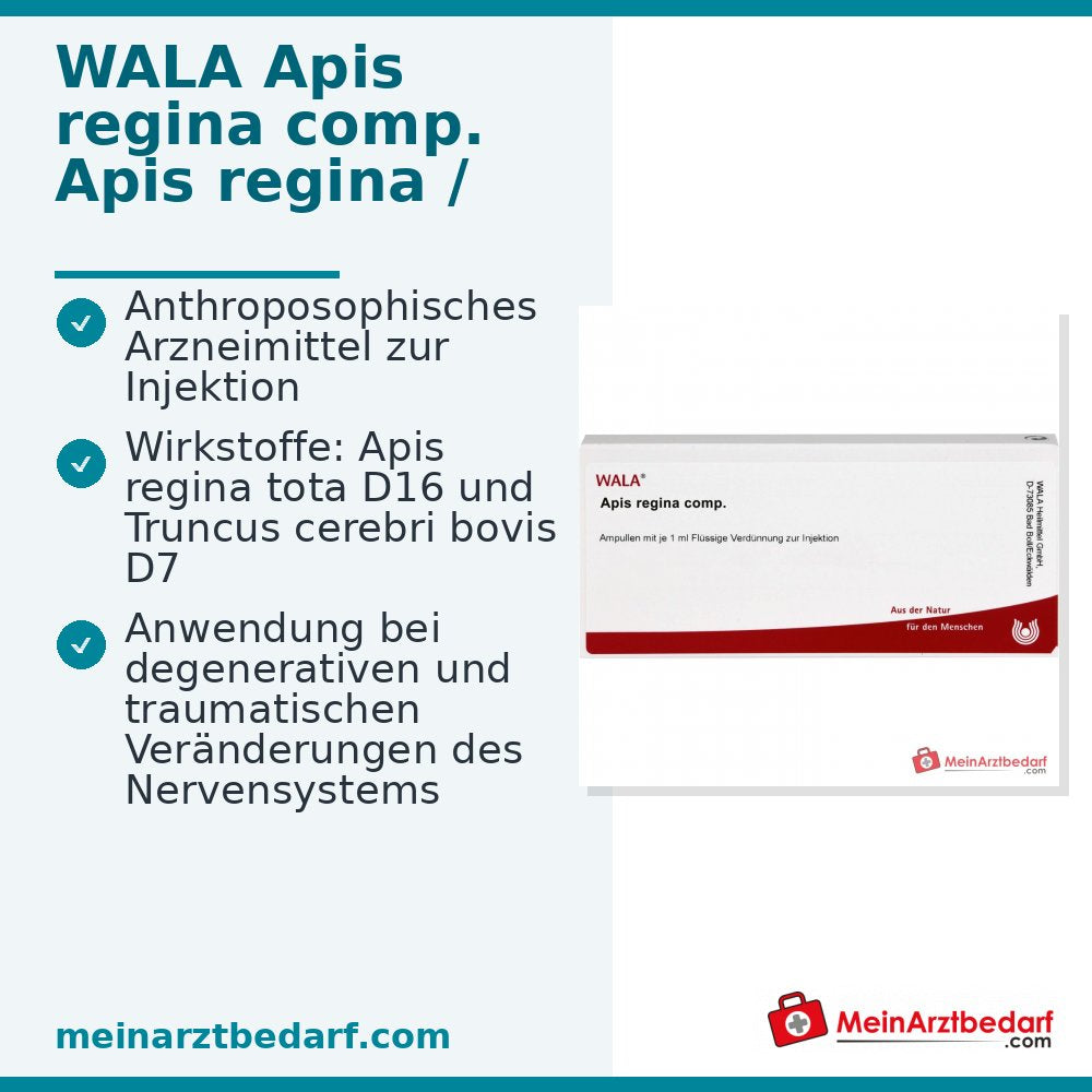 WALA Apis regina comp. Ampullen, 10 x 1 ml