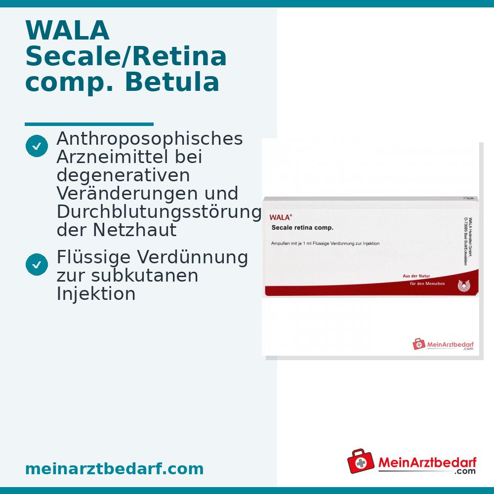 WALA Secale/Retina comp. Ampullen, 10 x 1 ml