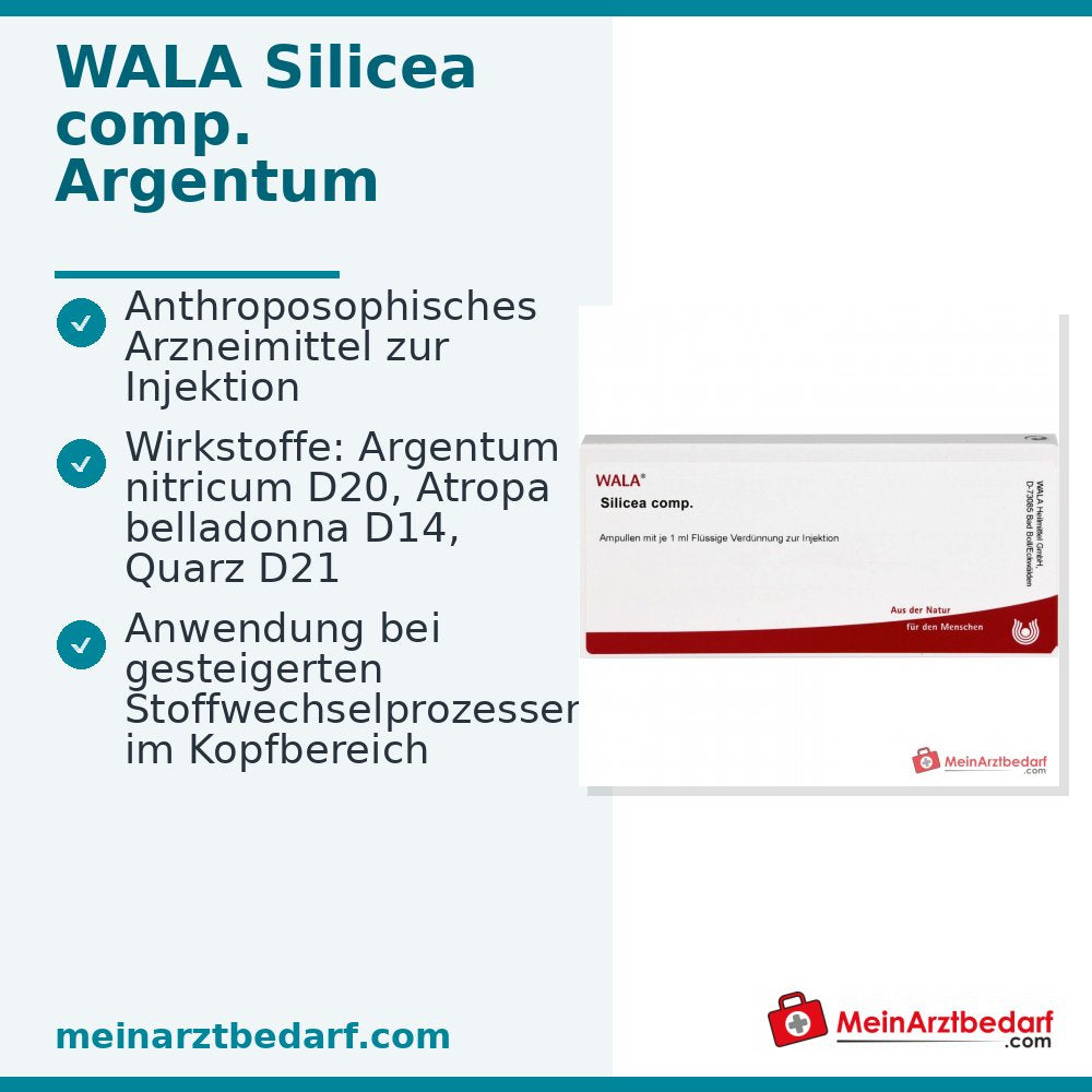 WALA Silicea comp. Ampoules, 10 x 1 ml