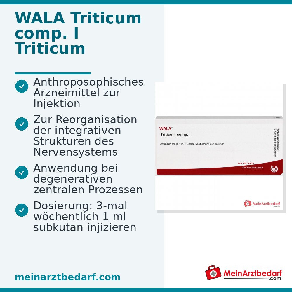 WALA Triticum comp. I Solución inyectable, 10 x 1 ml