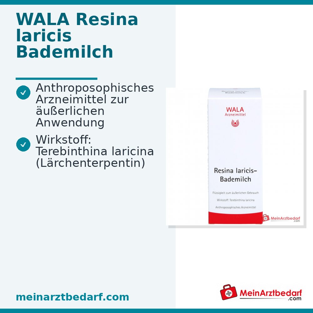 WALA Resina laricis Bademilch Terebinthina laricina Bad, 100 ml