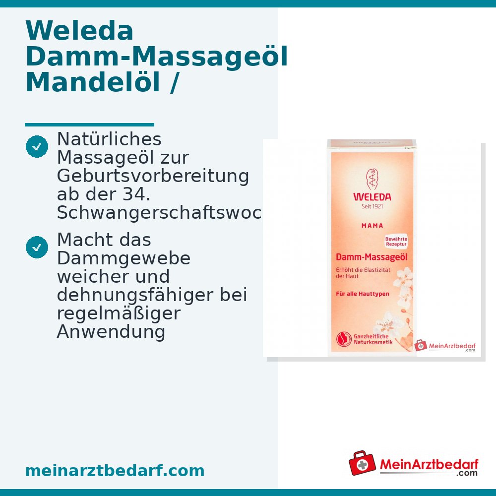 Weleda Damm-Massageöl Öl, 50 ml