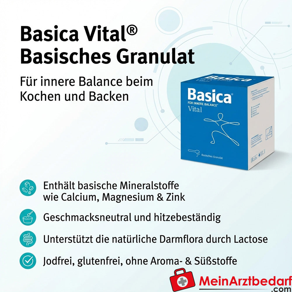 Basica Vital granulés basiques calcium magnésium zinc 800 g