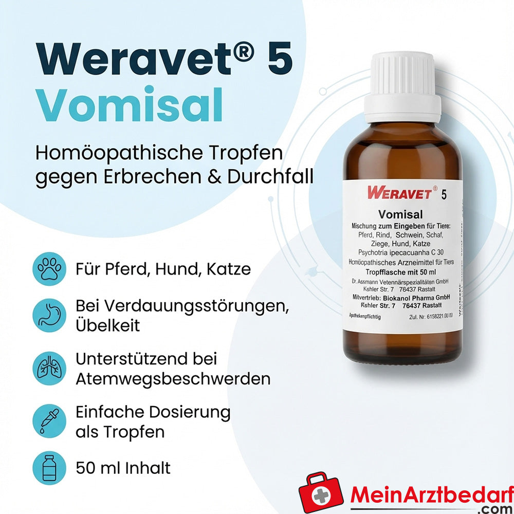 Vomisal 5 siringa dosatrice 50 ml