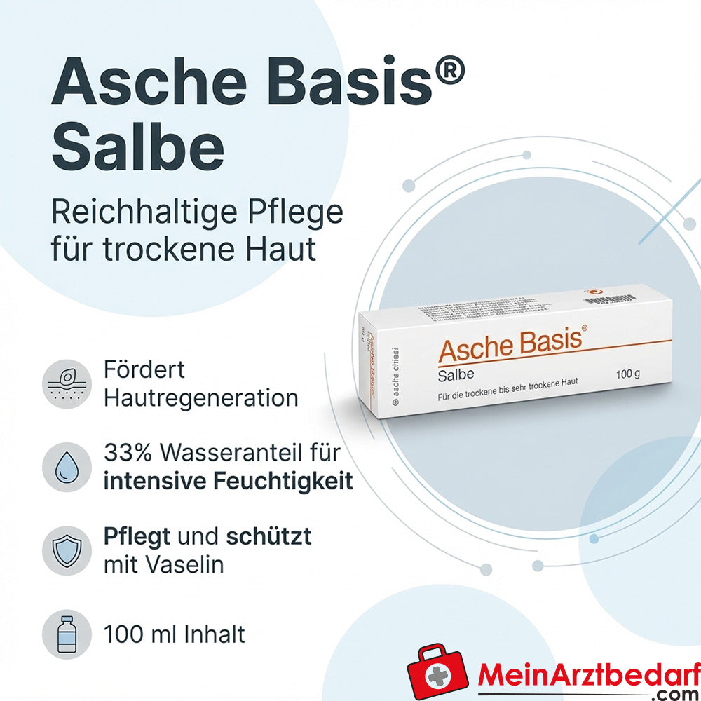 Pommade de base aux cendres 100 ml pour peau sèche à très sèche