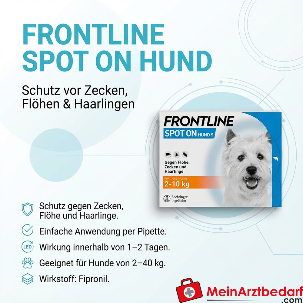 Frontline Spot On H Fipronil Pipetten 6 Stück