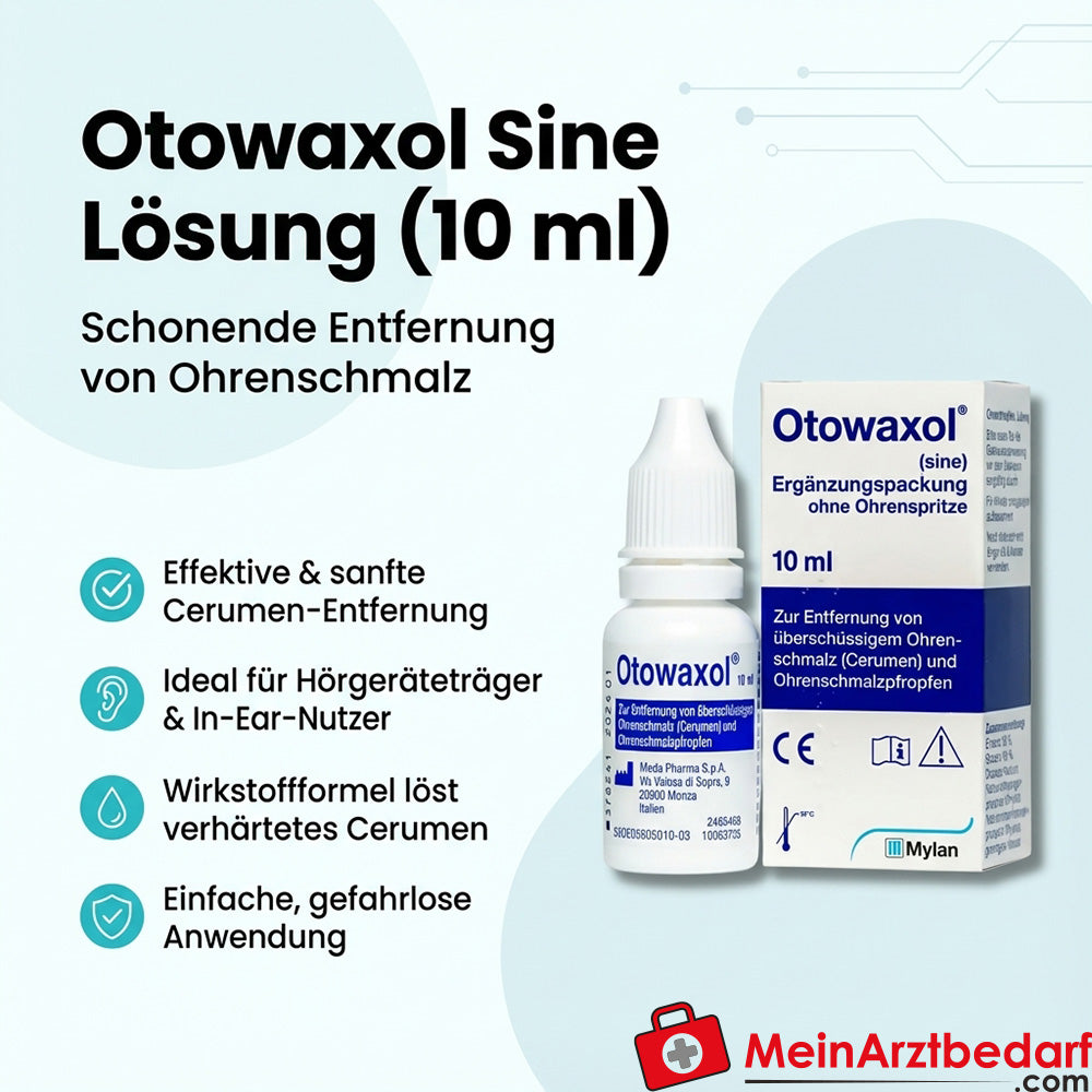 Otowaxol Sine Solution Docusate Sodium Ethanol 96% Gouttes auriculaires 10 ml