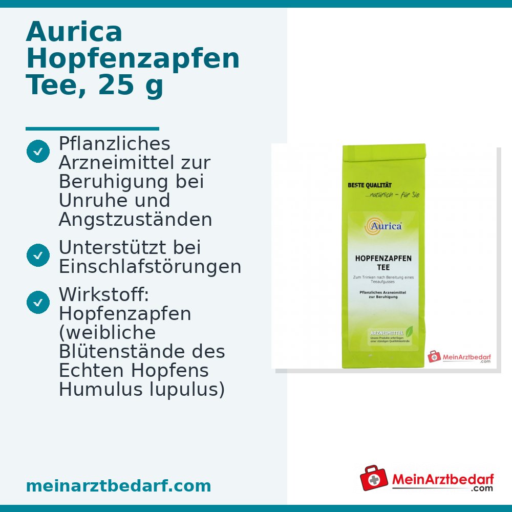 Hopfenzapfentee getrocknete Hopfenblüten Tee, 0,5 g Portion, 40 g
