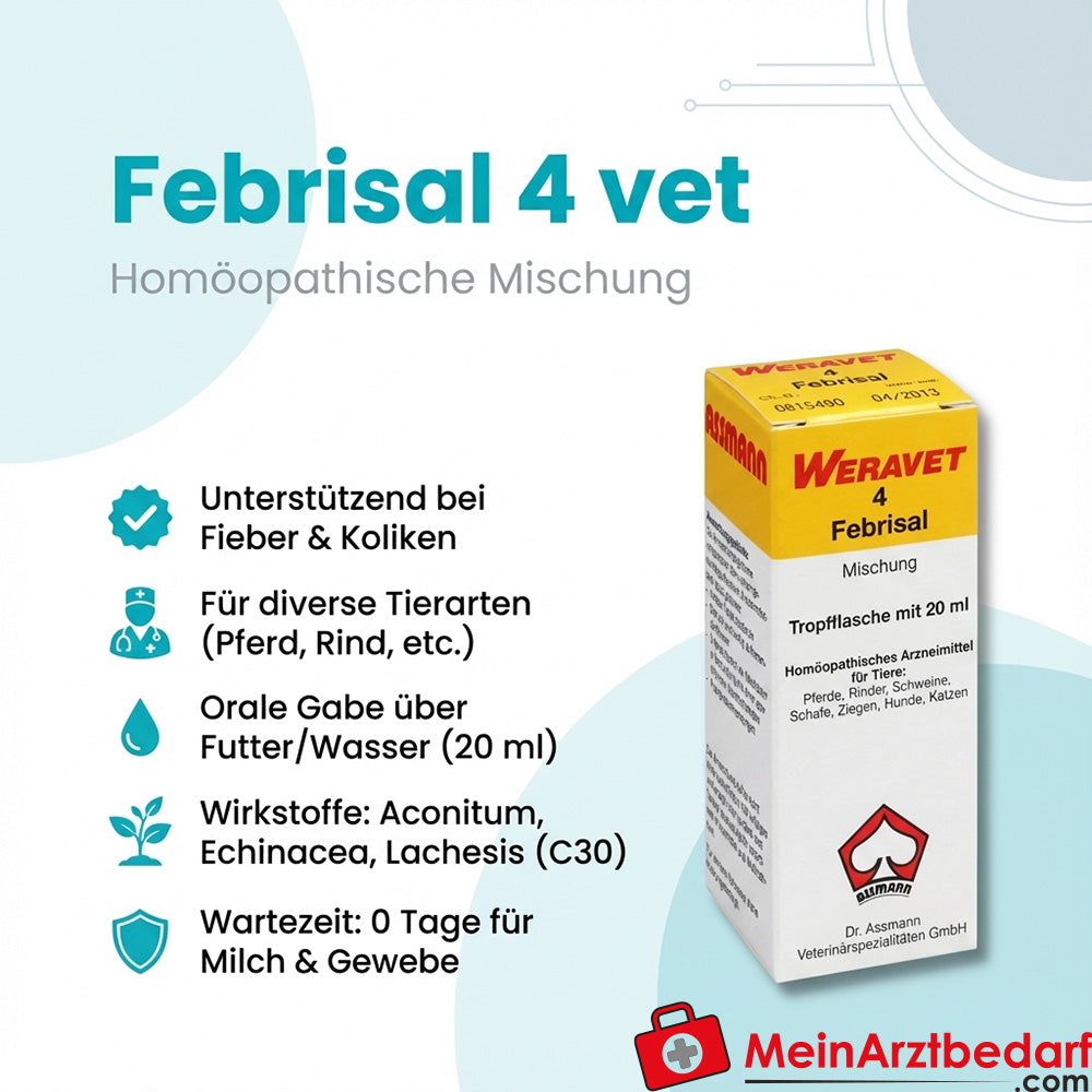 Febrisal 4 vet 20 ml