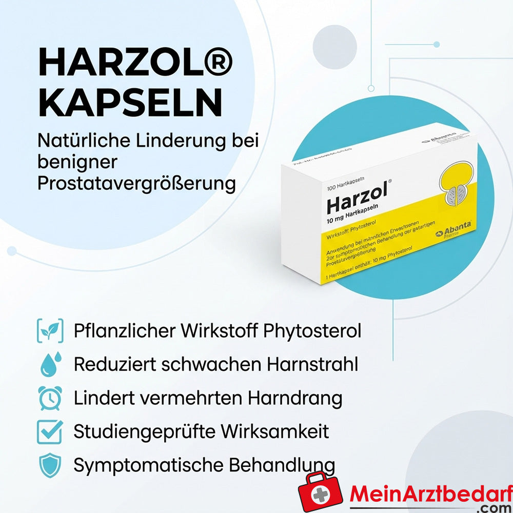 harzol® cápsulas 10 mg Fitosterol cápsulas 30 cápsulas