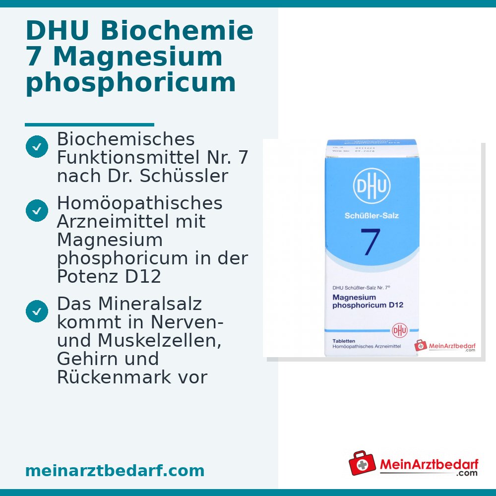 DHU Schuessler zout nr. 7 Magnesium phosphoricum D12 bolletjes