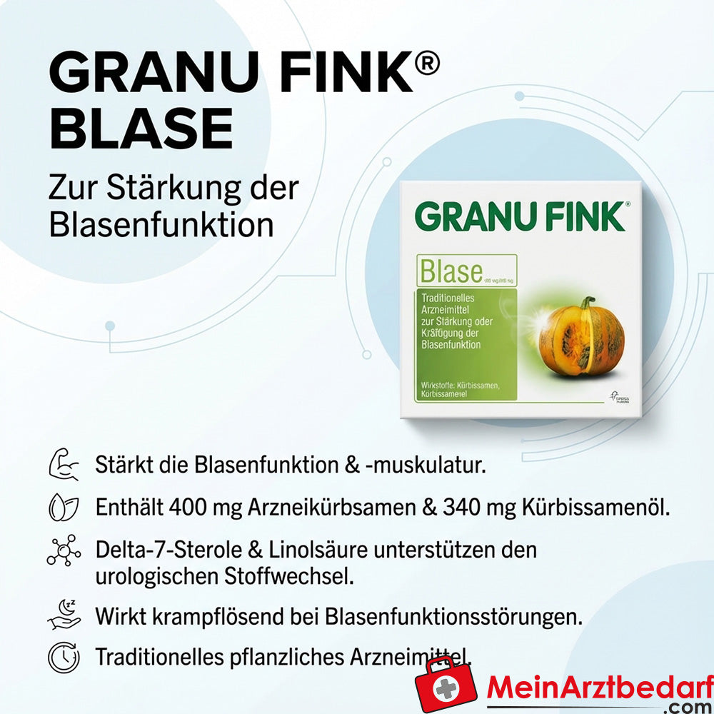 Granu Fink Blase Pompoenzaad / Pompoenzaadolie Harde Capsules, 100 st.