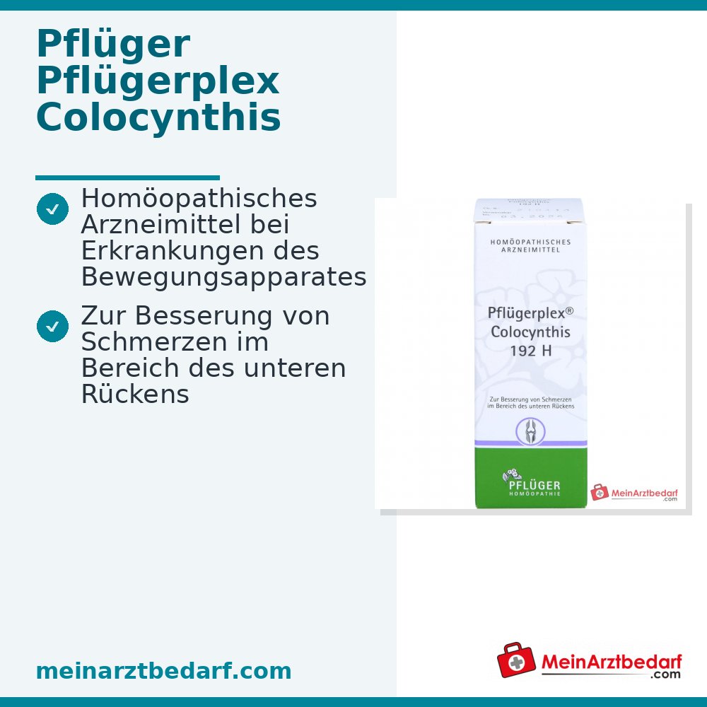 Pflügerplex Colocynthis 192 H Colocynthis D4 homöopathische Tropfen