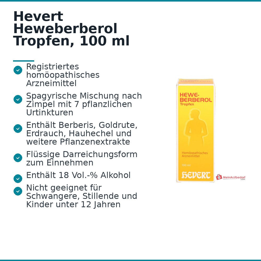 Hevert Heweberberol krople, 100 ml