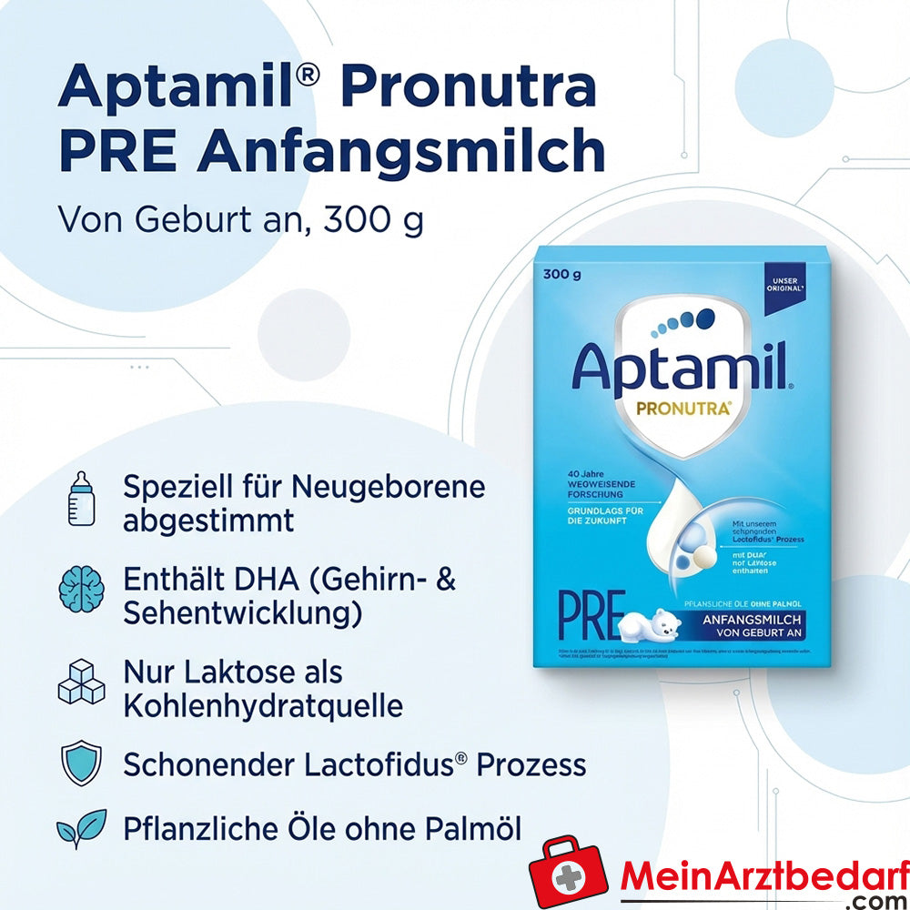 Aptamil Pronutra PRE Lait initial en poudre dès la naissance 300 g