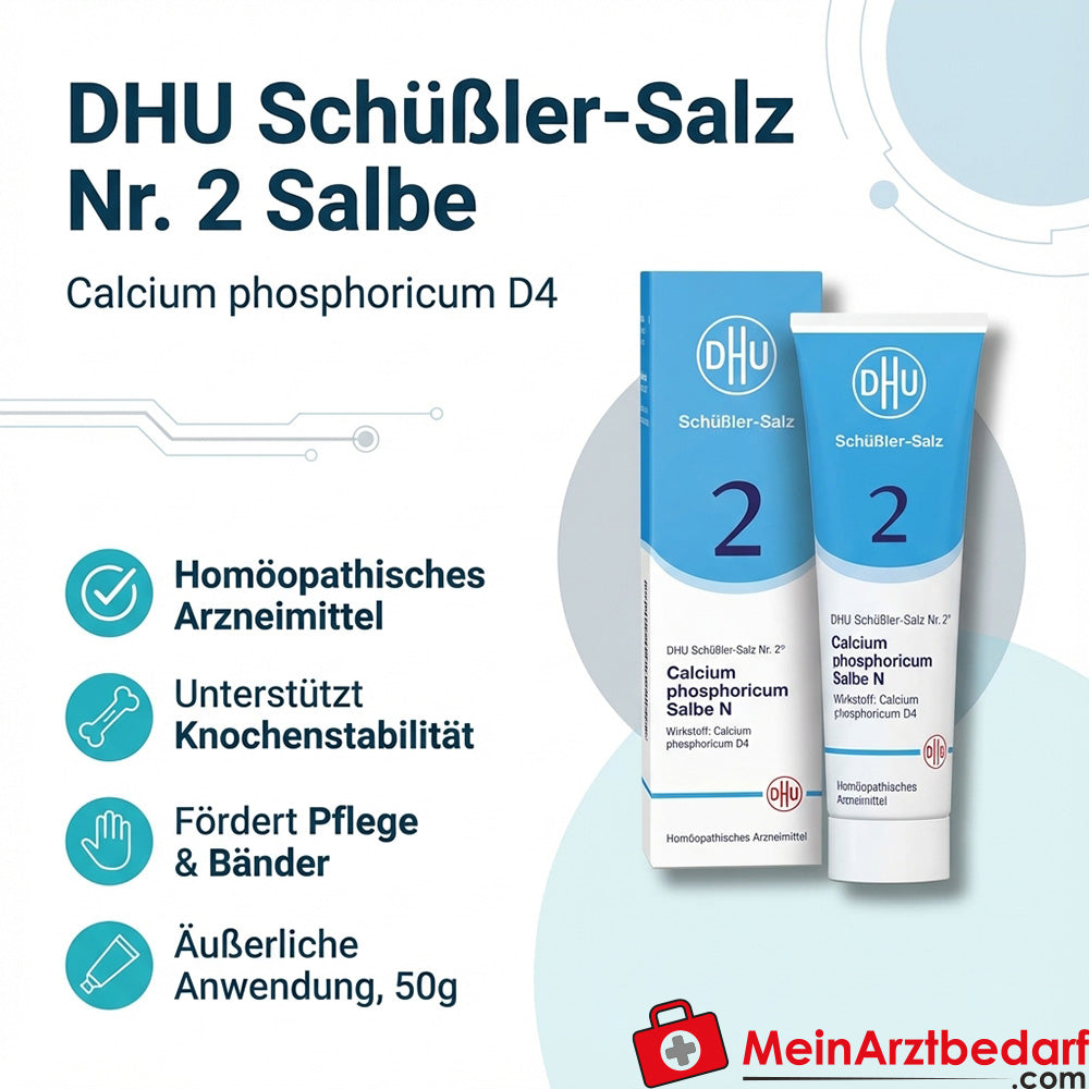 DHU Biochimie n° 2 Calcium phosphoricum D4 pommade 50 g