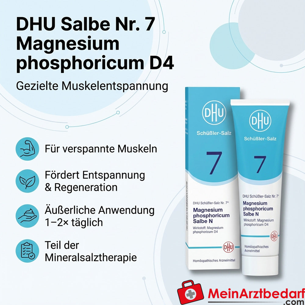 DHU Biochemische Zalf nr. 7 Magnesium phosphoricum D4 10 mg uitwendig