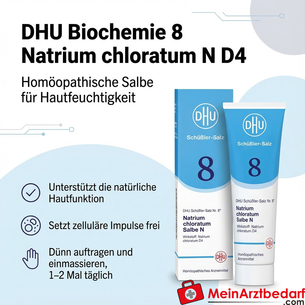 DHU Biochemie Schüßler-Salz Nr.8 Natrium chloratum D4 Salbe
