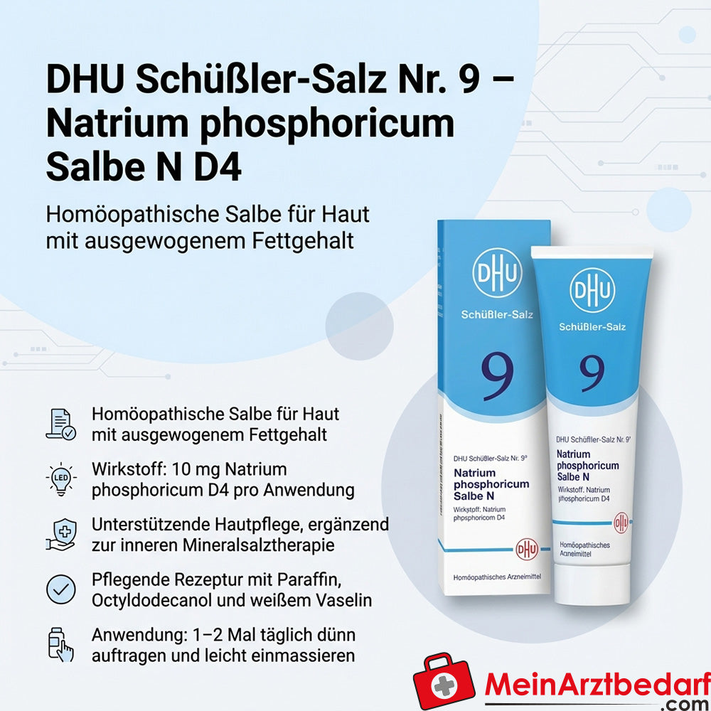 DHU Biochemie Nr. 9 Natrium phosphoricum D4 10 mg zalf