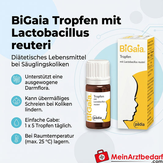 BiGaia Probiotische Tropfen Lactobacillus reuteri DSM 17938 100 Mio. KBE/Dosis 1 Packung