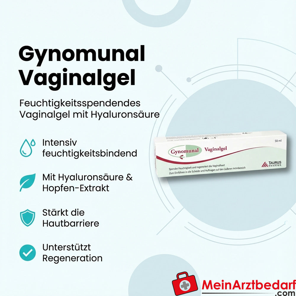Gynomunal Vaginalgel mit Hyaluronsäure und Hopfen-Extrakt 50 ml